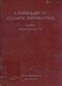 Image of A Formulary of Cosmetic Preparations