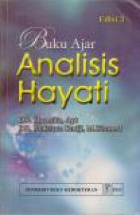 Image of Buku Ajar Analisis Hayati
