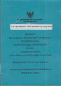 Image of Cara Pembuatan Obat Tradisional yang Baik