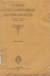 Image of Codex Medicamentorum Nederlandicus