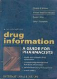 Image of Drug Information : A Guide For Pharmacists