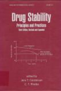 Image of Drugs and the Pharmaceutical Sciences Vol. 107 : Drug Stability Principles and Practices 3rd Ed.