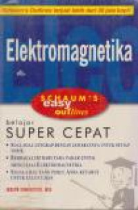 Image of Elektromagnetika Schaum's Easy Outlines
