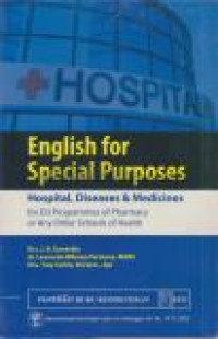 Image of English For Special Purposes : Hospital, Diseases & Medicines For D3 Programmes of Pharmacy or Any Other School of Health