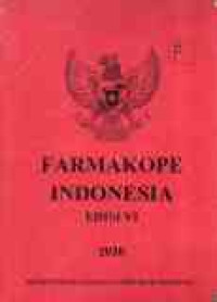 Image of Farmakope Indonesia Edisi VI