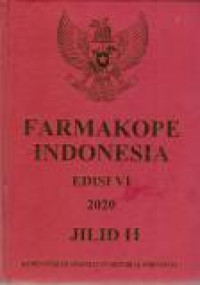 Image of Farmakope Indonesia Edisi VI 2020 Jilid II