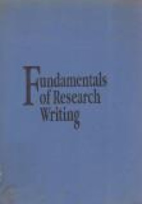 Image of Fundamentals of Research Writing