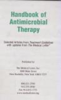 Image of Handbook of Antimicrobial Therapy 17th Ed.