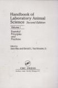 Image of Handbook of Laboratory Animal Science Volume 1