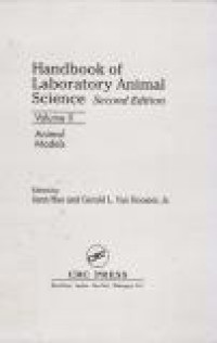 Image of Handbook of Laboratory Animal Science Volume 2