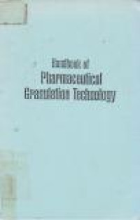 Image of Handbook of Pharmaceutical Granulation Technology