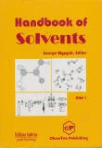 Image of Handbook of Solvents Jilid 1