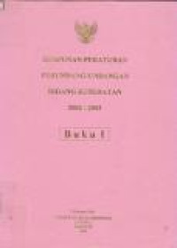 Image of Himpunan Peraturan Perundang-undangan bidang Kesehatan 2002-2003 Buku I