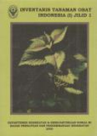 Image of Inventaris Tanaman Obat Indonesia (I) Jilid 1