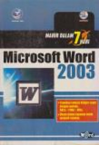 Image of Mahir dalam 7 Hari Microsoft Word 2003
