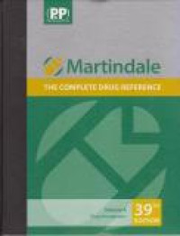 Image of Martindale The Complete Drug Reference Volume A 39 th Edition