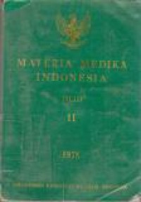 Image of Materia Medika Indonesia Jilid II