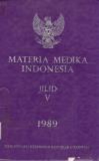 Image of Materia Medika Indonesia Jilid V