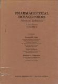 Image of Pharmaceutical Dosage Forms : Parenteral Medications Volume 2