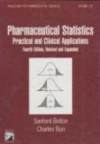 Image of Pharmaceutical Statistics : Practical and Clinical Applications Fourth Edition