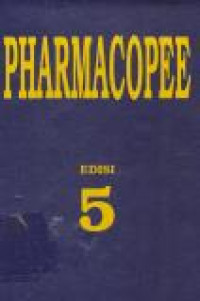 Image of Pharmacopee Edisi 5