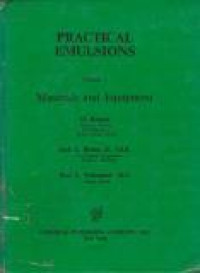 Image of Practical Emulsions Volume 1 : Materials and Equipment