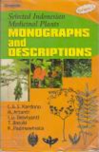 Image of Selected Indonesian Medicinal Plants : Monographs and Deskriptions