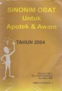 Image of Sinonim Obat untuk Apotek dan Awam