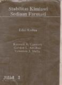 Image of Stabilitas Kimiawi Sediaan Farmasi Jilid 1
