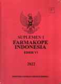 Image of Suplemen 1 Farmakope Indonesia Edisi VI