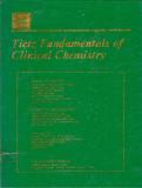 Image of Tietz Fundamentals of Clinical Chemistry