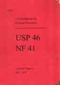 Image of U.S Pharmacopoeia 46 National Formulary 41 General Chapter 001-853