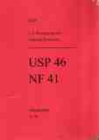 Image of U.S Pharmacopoeia 46 National Formulary 41 Monographs A-B