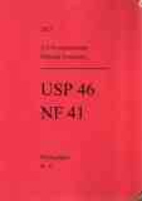 Image of U.S Pharmacopoeia 46 National Formulary 41 Monographs B-C