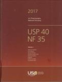 Image of US. Pharmacopeia 40 National Formulary 35 Volume 1