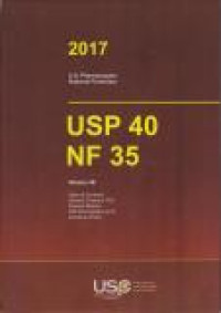 Image of US. Pharmacopeia 40 National Formulary 35 Volume 3B