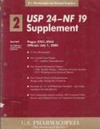 Image of US. Pharmacopeia 24 National Formulary 19 Supplenment vol.2