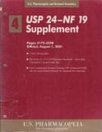 Image of US. Pharmacopeia 24 National Formulary 19 Supplenment vol.4
