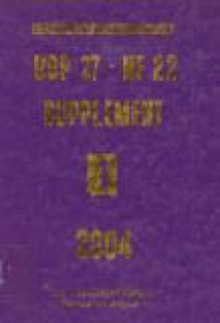 Image of US. Pharmacopeia 27 National Formulary 22 Supplement