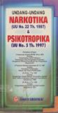 Image of Undang-undang Narkotika & Psikotropika