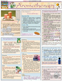 Image of Aromatherapy - Laminated Reference Guide