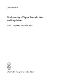 Image of Biochemistry of Signal Transduction and Regulation 3d ed