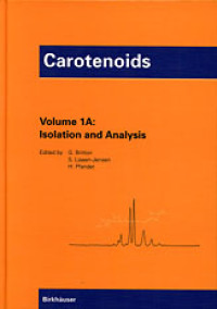 Image of Carotenoids Vol. 1 A : Isolotion and Analysis
