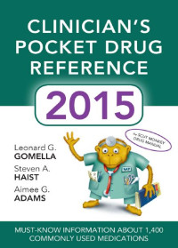 Image of Clinician's Pocket Drug Reference 2015