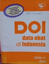 Image of DOI Data Obat di Indonesia Ed. 11