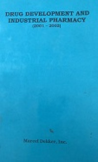 Image of Drug Development and Industrial Pharmacy (2001 - 2002)