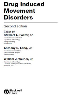Image of Drug Induced Movement Disorders 2nd Ed.