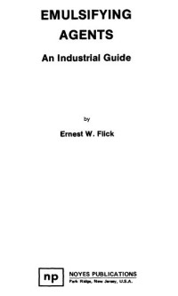 Image of Emulsifying Agents : An Industrial Guide