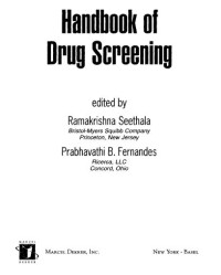 Image of Handbook of Drug Screening