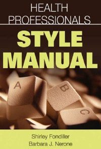 Image of Health Professionals Style Manual